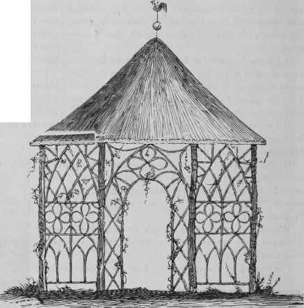 Arbors and Summer houses. An Octagonal Building