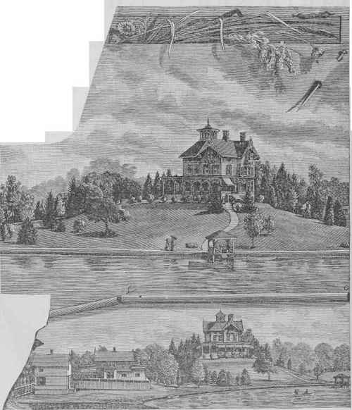 Chismere on the Hudson: Residence of Alex. Taylor, Esq.