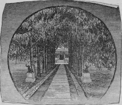 Shaded Walk, J. M. Tilford's Residence.