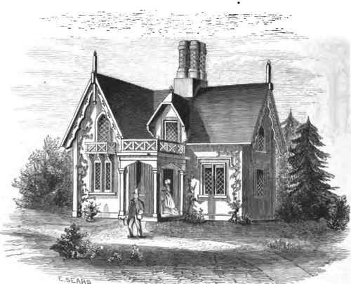 PLAN OF COUNTRY COTTAGE.