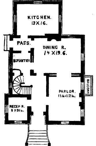 First Floor, showing Kitchen connected.