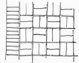 Fig. 49.   An attractive border of brick laid on edge the full width. See page 51.