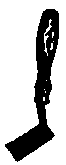 A small hand weeder.