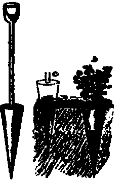 The plunging of pots.