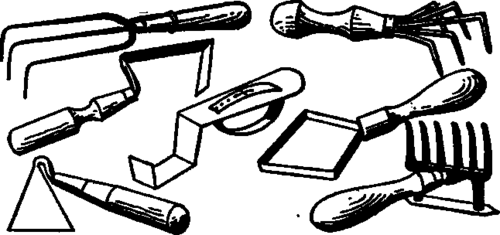 Different Forms Of Hand Weeders.