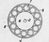 Fig. 60.Transverse section of the inner drum of Garnier's extraction apparatus.