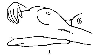 Lie down on a bed