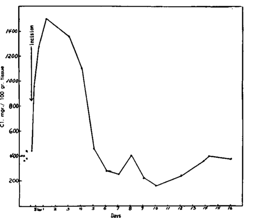 Wound chloride curve