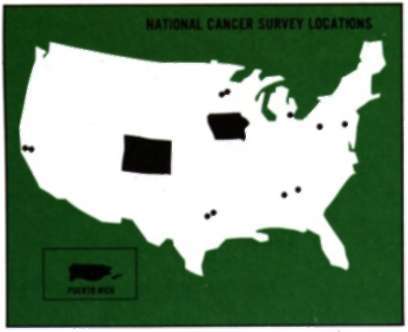 national cancer survey locations 1969 71