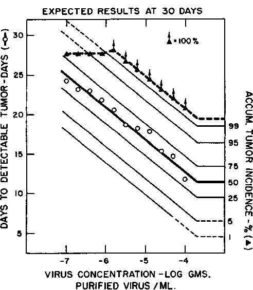 Responses of rabbits to 0.1 ml. inoculums of the Shope papilloma virus