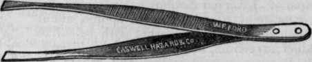 Fig. 9.   Epilation forceps.