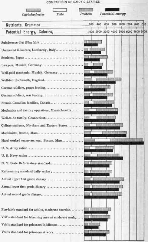 Comparison Of Daily Dietaries.