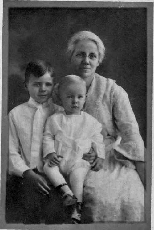 The Author and Her Sons.