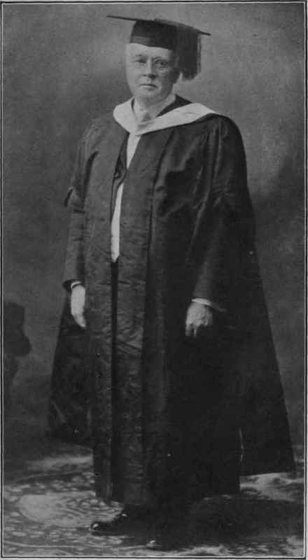 Horace Fletcher in his Master of Arts Robes