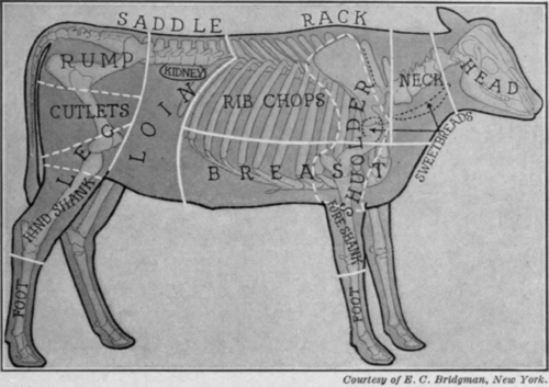 Fig. 92.   Cuts of veal.