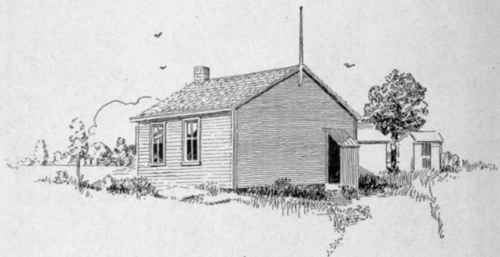 Little red schoolhouse.