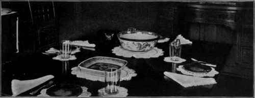 A LUNCHEON TABLE.