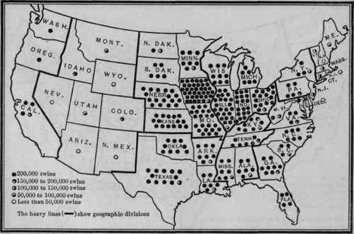 ALL SWINE ON FARMS   1910.