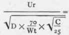 K or Constant of Ambard.