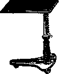 Bed Table (With Rack)