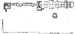 General arrangement of Uehling casting machine.
