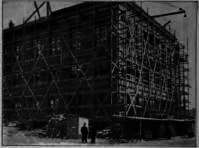 A Well braced Independent Pole Scaffold.