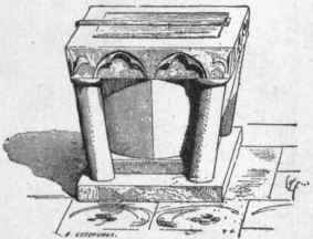 Fig. 17. French Baptismal Font of the 13th Century.