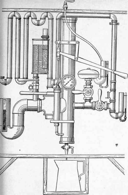 Fig. 271. Author's Pneumatic Trap Testing Apparatus.