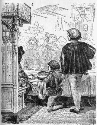 Fig. 371. Mediaeval Bathing at a Public Banquet.