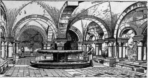 Fig. 4. Lavatory of the Monks in the Abbey of Fontenay, France.