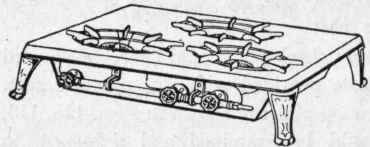 Fig. 123. Simple Form of Gas Plate with Three