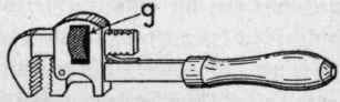 Fig. 229. Pipe Wrench for Small Work.