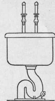Fig. 46 Elevation Symbol for Slop Sink