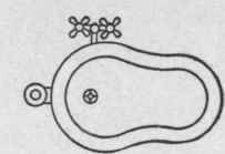 Fig. 54 Plan Symbol for Bidet