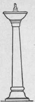 Fig. 61 Elevation Symbol for Bubble Fountain