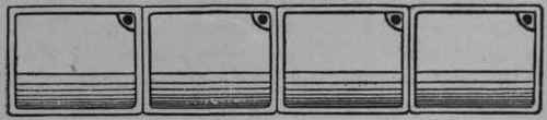 Fig. 68.   Plan of Wash trays. From Gerhard's  Domestic Sanitary