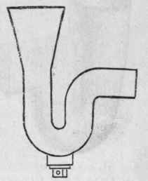 Fig. 80.   2 in. Half S Trap, with Enlarged Mouth.