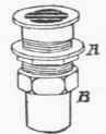 Fig. 29. Sink Waste with Brass Union and Fly Nut.