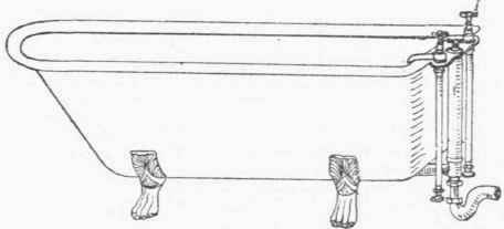 Fig. 64. Indurated Wood Fibre Bath lined with Copper.