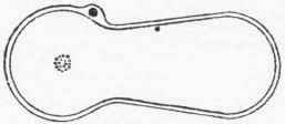 Fig. 70. Keyhole shaped Bath.