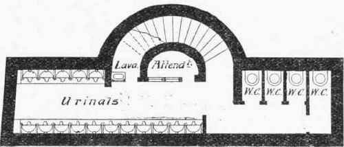 Fig. io.Underground Conveniences for Men only, at Glasgow Cross, Glasgow.