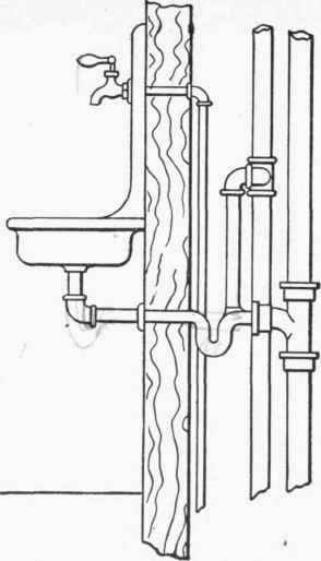 Fig. 210.   Common Form of Drinking Fountain.