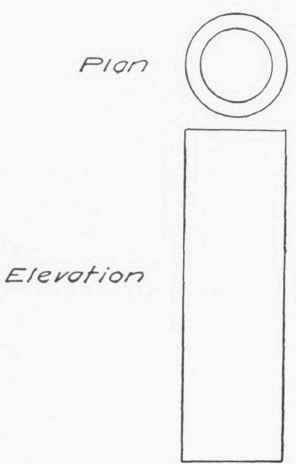 Fig. 335.   Perspective and Mechanical Views of an Object.