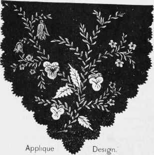 Applique Design For Mantel Or Window 131