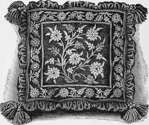 Pillow in Janina Stitch.