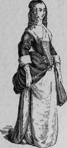 English lady, after Hollar 1640.