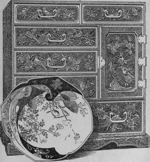 Lacquer cabinet.