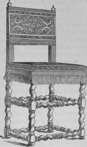 Seventeenth century chair.