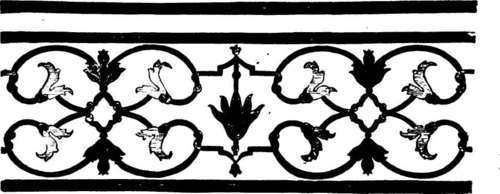 Indian Mosaic, from the Taj Mehal.