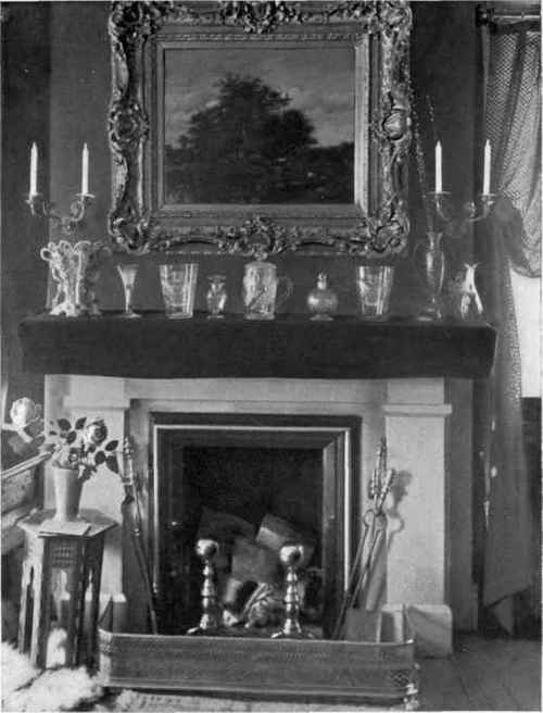 MANTELPIECES DIRECTLY OVER EACH OTHER IN THE SAME APARTMENT. HOUSE (SEE ILLUSTRATIONS OPPOSITE PAGES 332 AND 334)
